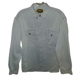 R.M. Williams Button Down Shirt Blue sz M